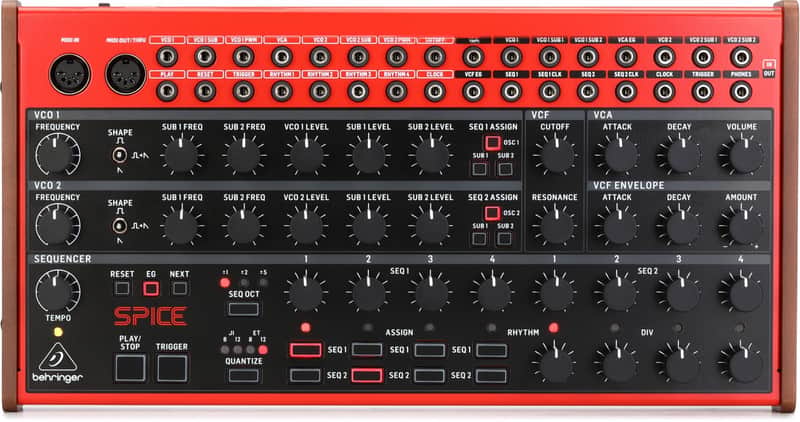 Behringer Spice Analog Semi-modular Polyrhythmic Synthesizer image 1