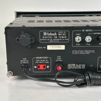 McIntosh MR80 Vintage Digital FM Tuner; MR-80 image 10
