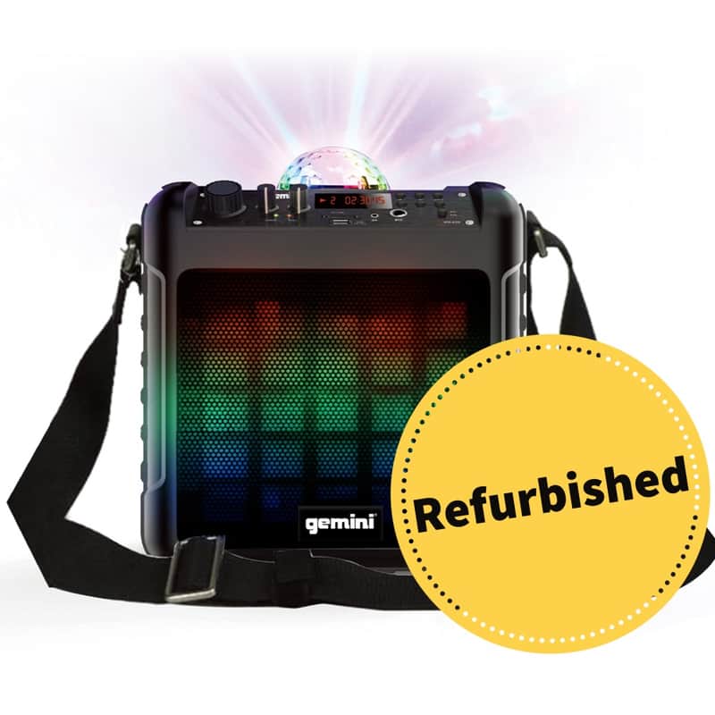 Refurbed MPA-K650 Karaoke Party Speaker Bluetooth® w/ Mic & LED Lights - 150W image 1