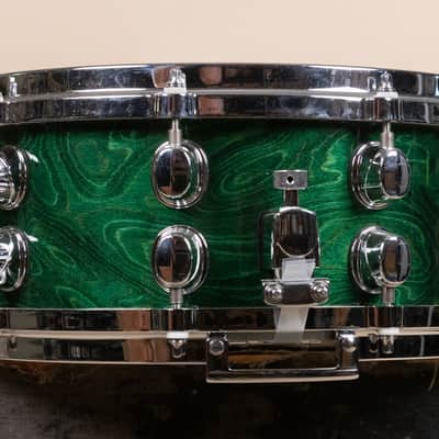 Mapex Orion 5.5x14 Emerald Green Snare Drum image 9