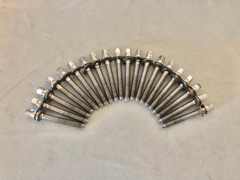(20) 1990s Ludwig 2” Tension Rods, Supraphonic Acrolite Snare Drum, Classic Tom image 1