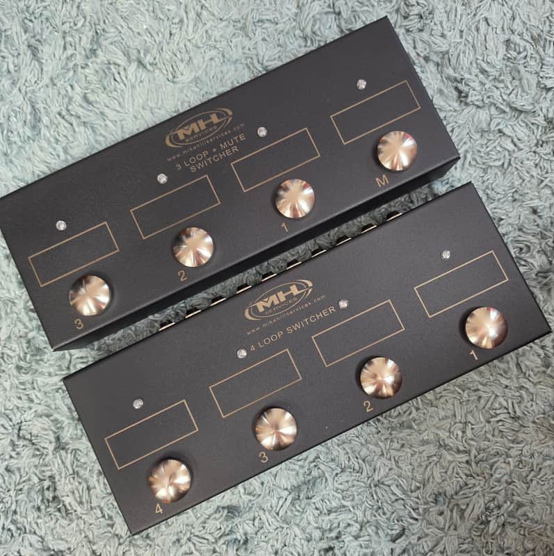 MHS - Mike Hill Services - True Bypass Loop Switcher (Pair) - Black image 1
