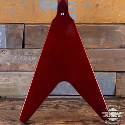 Gibson Custom Shop '67 Mahogany Flying V Reissue with Maestro Vibrola 2023 - Sparkling Burgundy image 2