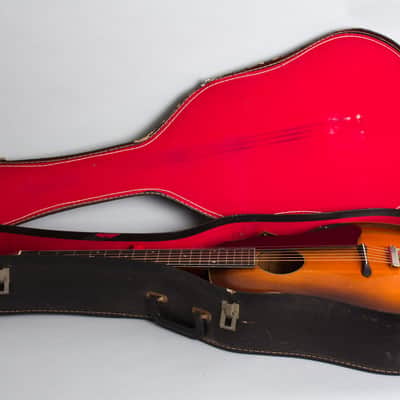 Kay  Kay Kraft Venetian Style B Arch Top Acoustic Guitar (1932), black chipboard case. image 10
