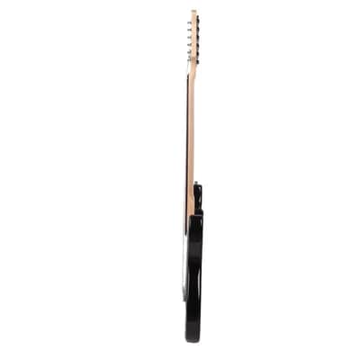 Black School Music Electric Guitar Set w/ Gig Bag Strap Cord for Beginner image 3