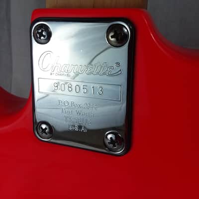 Charvette 100 by Charvel - 1990 Neon Orange image 10