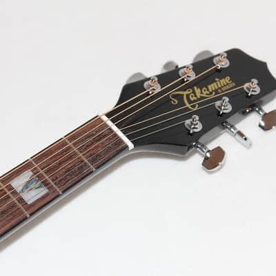 Takamine EG523SCB Black Jumbo Acoustic-Electric Guitar image 7