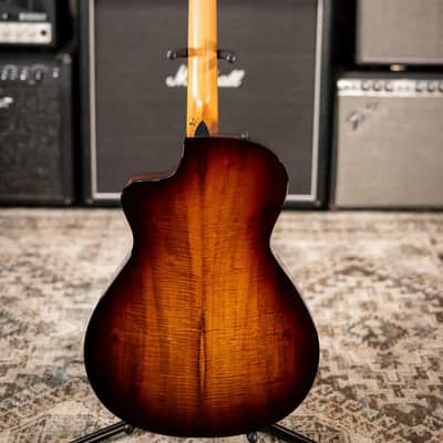 Taylor 222ce-K DLX Grand Concert Hawaiian Koa Acoustic/Electric Guitar - Shaded Edge Burst with Hardshell Case image 7