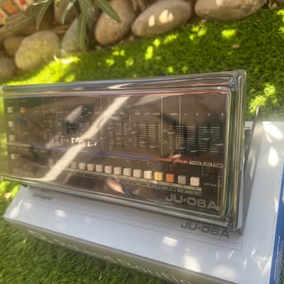 Roland JU-06A Boutique Series Synthesizer Module with Decksaver & Folding dock image 2