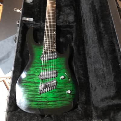 Kiesel DC800 Green Burst Multiscale 8 string image 1