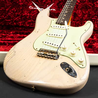 Fender Custom Shop 1956 Stratocaster Heavy Relic - Super Faded Aged Dirty White Blond image 21