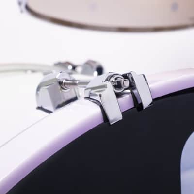 British Drum Company Enigma 3pc Club Drum Set Lavender Haze. New with Full Warranty! image 6