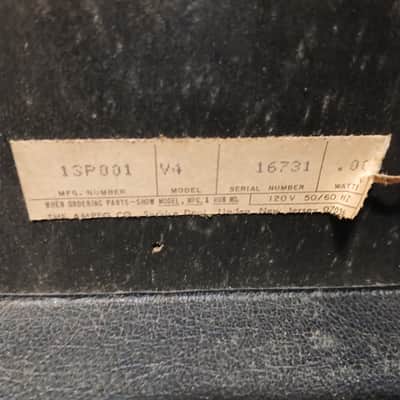 Ampeg V4 4x12 Guitar Bass Speaker Cabinet Early 1970s Original CTS Speaker image 8