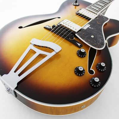 Guitarra de caja Fujigen FGN Masterfield Jazz HH Jazz Burst image 3