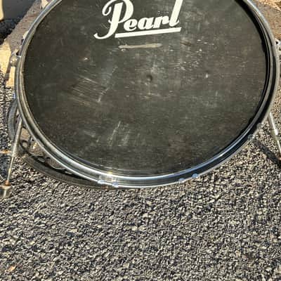 Pearl Export Series 5-Piece Drum Kit & Pearl ISS Pair - Cool Chrome Wrap Finish image 2