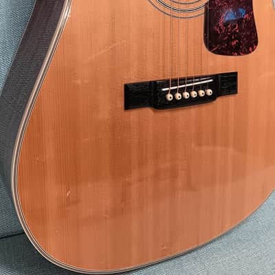 Washburn D14N Acoustic Guitar with Spruce Top & Rosewood Back and Sides (Washburn D-14N Model) 1988 image 13