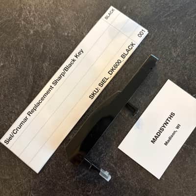 Immagine ORIGINAL Fatar Replacement SHARP/BLACK Key for Siel DK-600/Opera, DK-700, DK-80; Crumar Bit One, Bit 99 - 2