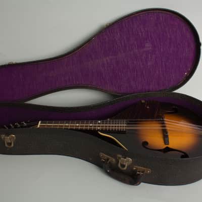 Cromwell GM-4 Arch Top Mandolin, made by Gibson (1935), ser. #45A-30, original black chipboard case. image 10