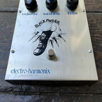 Electro-Harmonix Black Finger Compressor Silver 1977 - Silver image 4