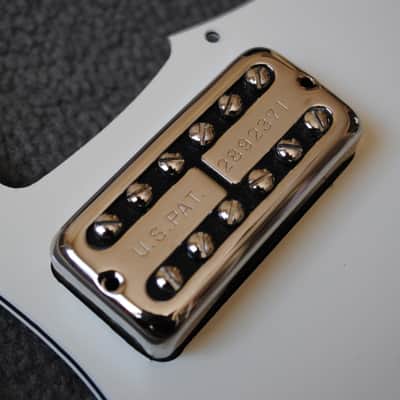 Gretsch Filtertron pickups on fully wired Stratocaster Pickguard image 3