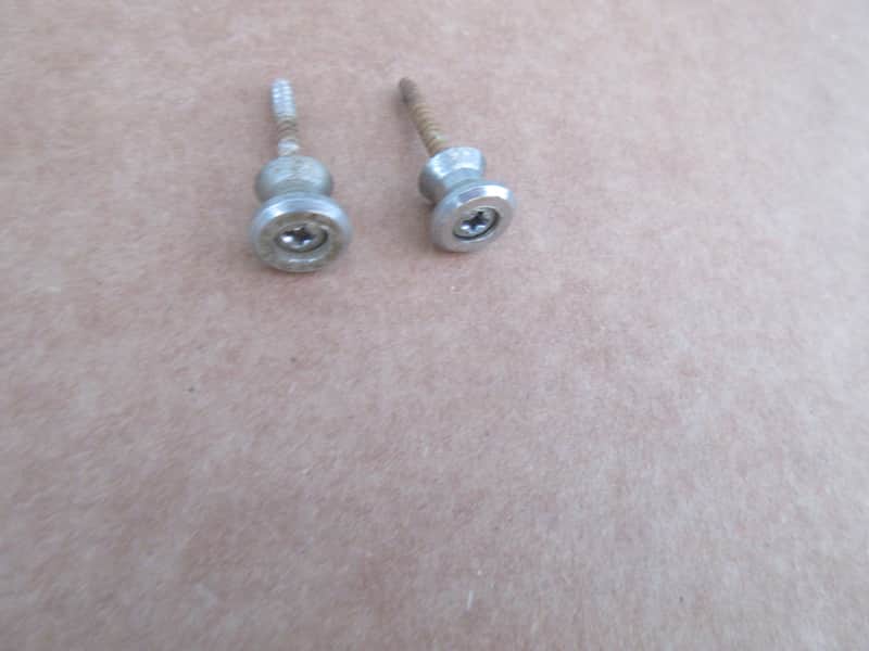 1960s Teisco Audition Guitar Strap Buttons W Screws Japan National Univox Kent Kay Aria image 1
