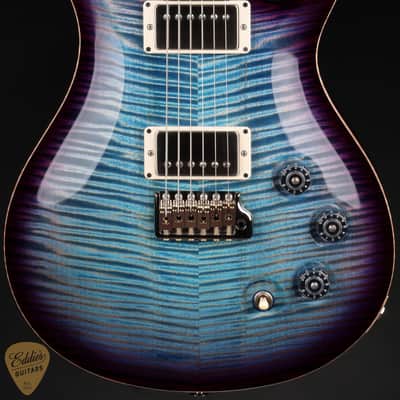 PRS Eddie's Guitars Wood Library DGT (David Grissom Trem)/Mahogany Neck - Aquableux Purple Burst image 2