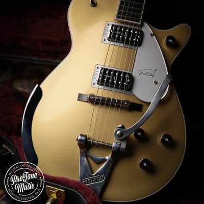 2018 Gretsch G6134T Penguin Limited Edition Casino Gold image 7