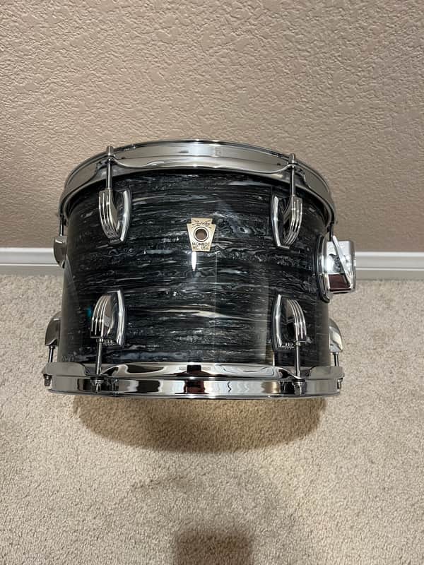 Ludwig Classic Maple 8x12 Rack Tom - Vintage Black Oyster image 1