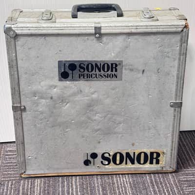 VINTAGE SONOR Phonic Series D420 Ferromanganese Steel Snare Drum 14"x4" Steel image 11