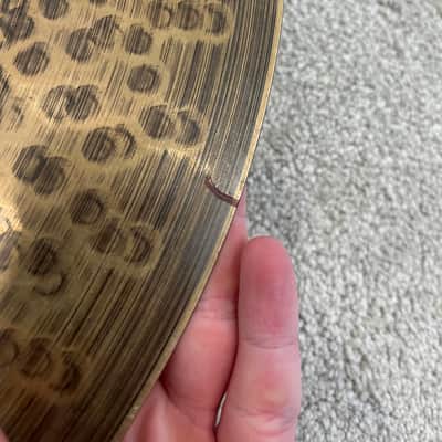 Meinl 20" Pure Alloy Custom Extra Thin hammered **small crack** image 3