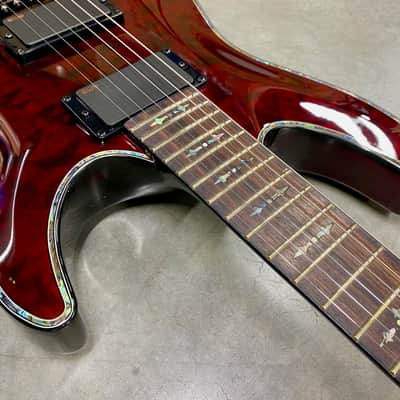 Schecter Hellraiser C-1 - Black Cherry image 5
