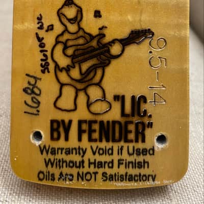 Warmoth Fender Stratocaster 3A Flame Maple Neck image 12
