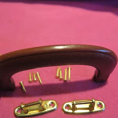 1980's vintage BRUCE OFFSET guitar case Handle for gibson les paul es 335 L5 175 image 4