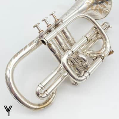 Courtois Levy's Model Cornet 1880s - Silver image 2