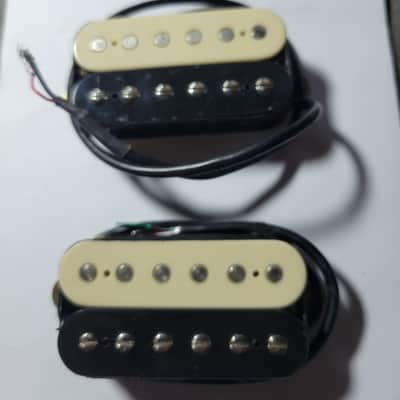 EVH Wolfgang Special Pickups – Bridge & Neck Pair - Zebra - OEM BHK image 1
