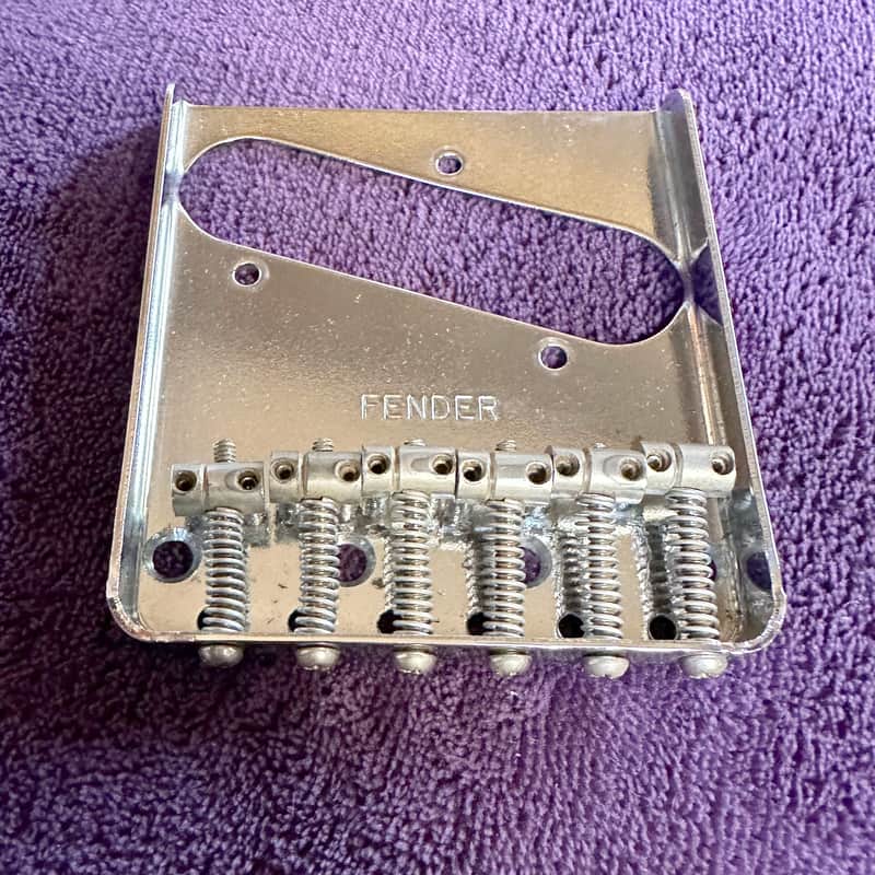 Fender 70's 6-Saddle Telecaster Bridge Minty Condition image 1