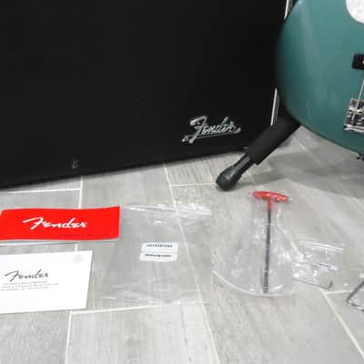 2014 Fender USA Adam Clayton Jazz Bass Sherwood Green - U2 * First Year Made image 14