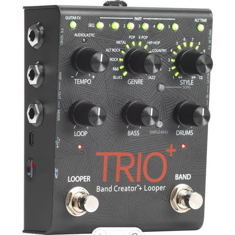 Digitech TRIOPLUS Trio+ Band Creator and Looper Pedal image 1