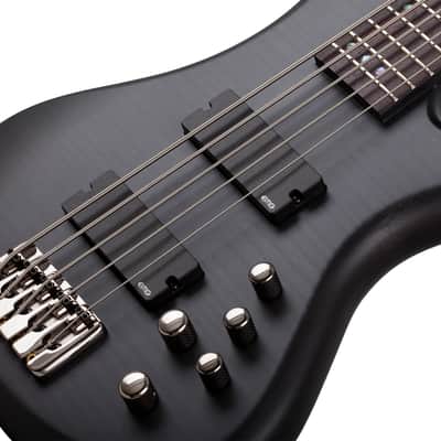 Schecter Stiletto Studio-5 See-Thru Black Satin image 6