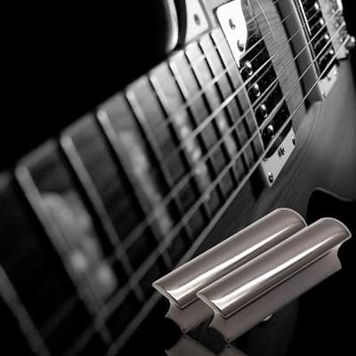 Metal Guitar Slide Bar Tone Lap Steel Slide, Black Slide Bar for Dobro Hawaiian Guitar Electric Guitar Dunlop Bass image 6