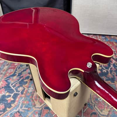 Epiphone Riviera Reissue *Pro Setup* HH Peerless Cherry OHSC - 1997 image 18