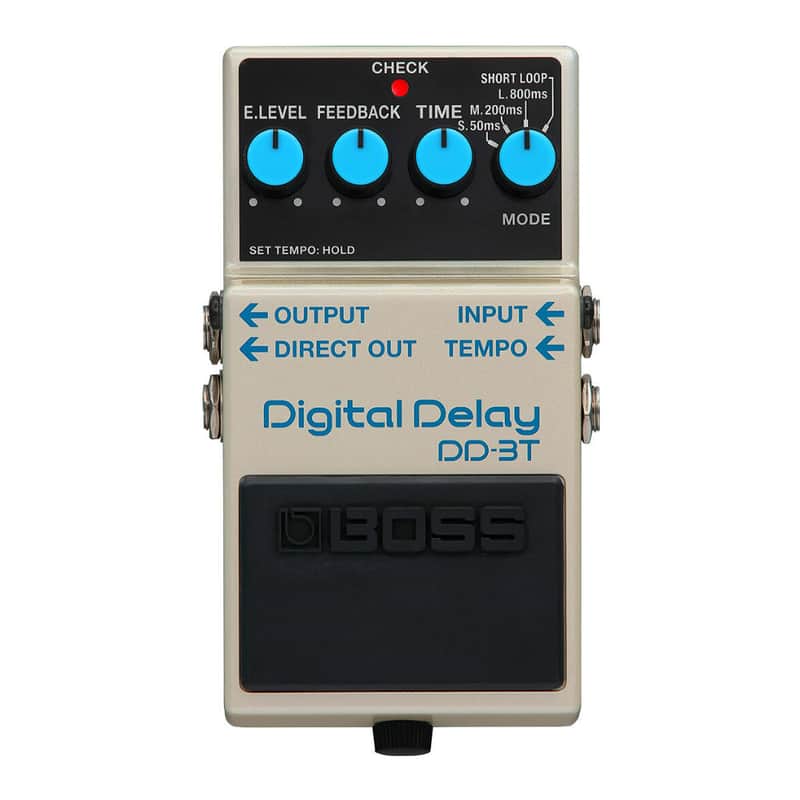 BOSS DD-3T Tap Tempo Direct Output Jack for Wet/Dry Setups Short Loop Function Easy to Operate Digital Delay Pedal image 1