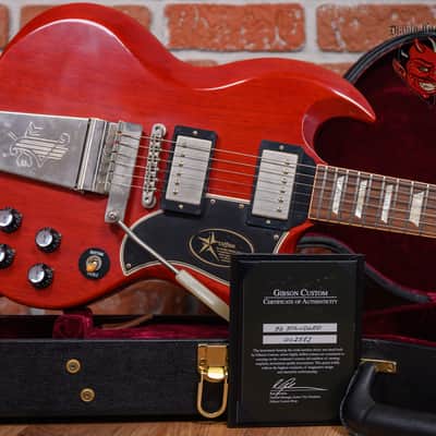 Gibson Custom Shop 1961 Les Paul SG Standard Reissue Faded Cherry VOS 2010 w/OHSC image 11