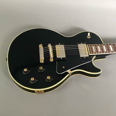 Vintage 1969 Matsumoku MIJ Aspen Single Cut Les Paul Piano Black LP Aged Gold HSC 7.1 lb image 21