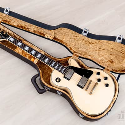 1991 Burny RLC-70 Custom Vintage Guitar Snow White w/ VH-1 Humbuckers & Case, Japan image 18