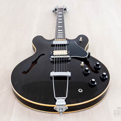 1979 Gibson ES-335 TDW Semi-Hollow Vintage Guitar Walnut, Tarback + DiMarzio Super Distortion, Case image 11