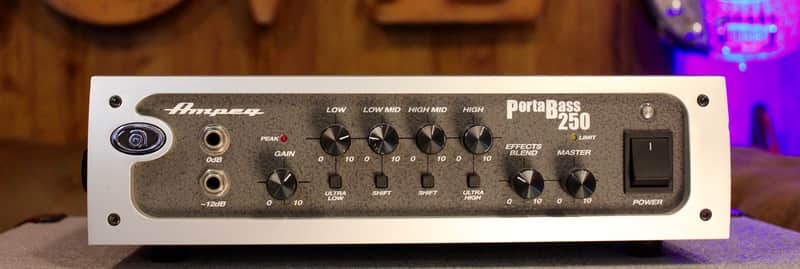 Ampeg PB-250 PortaBass 250-Watt Bass Amp Head | Reverb