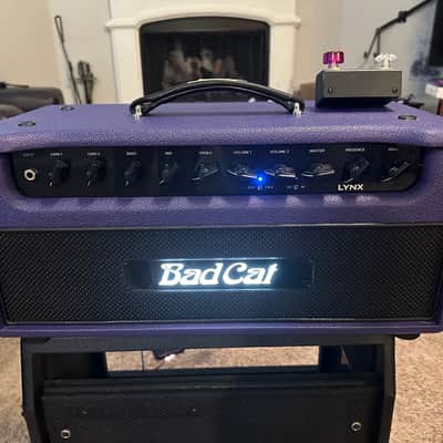 Bad Cat Bad Cat Lynx 50W Tube Head (Model BCP-2206) - Custom Amethyst Finish image 2