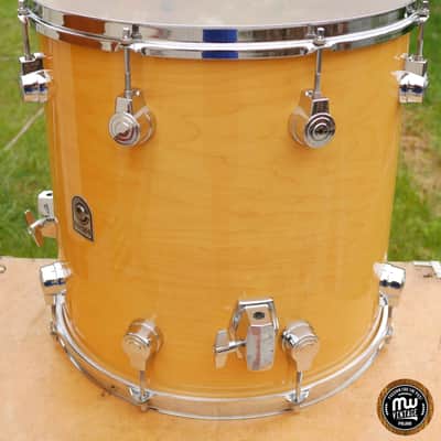 Camco Hoshino Floor Tom 16" x 16" Natural Maple EXC image 2