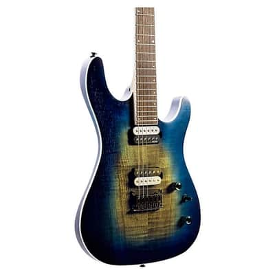 Cort KX Series 6-String Open Pore Cobalt Burst image 8